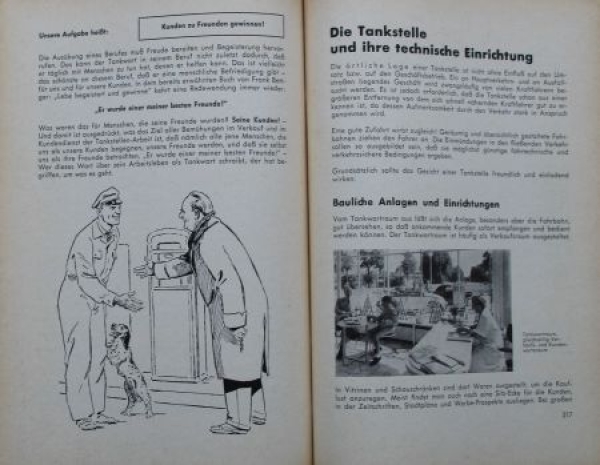 Schwabe "Der Tankwart" Gasstation-Schoolbook 1955 (9265)